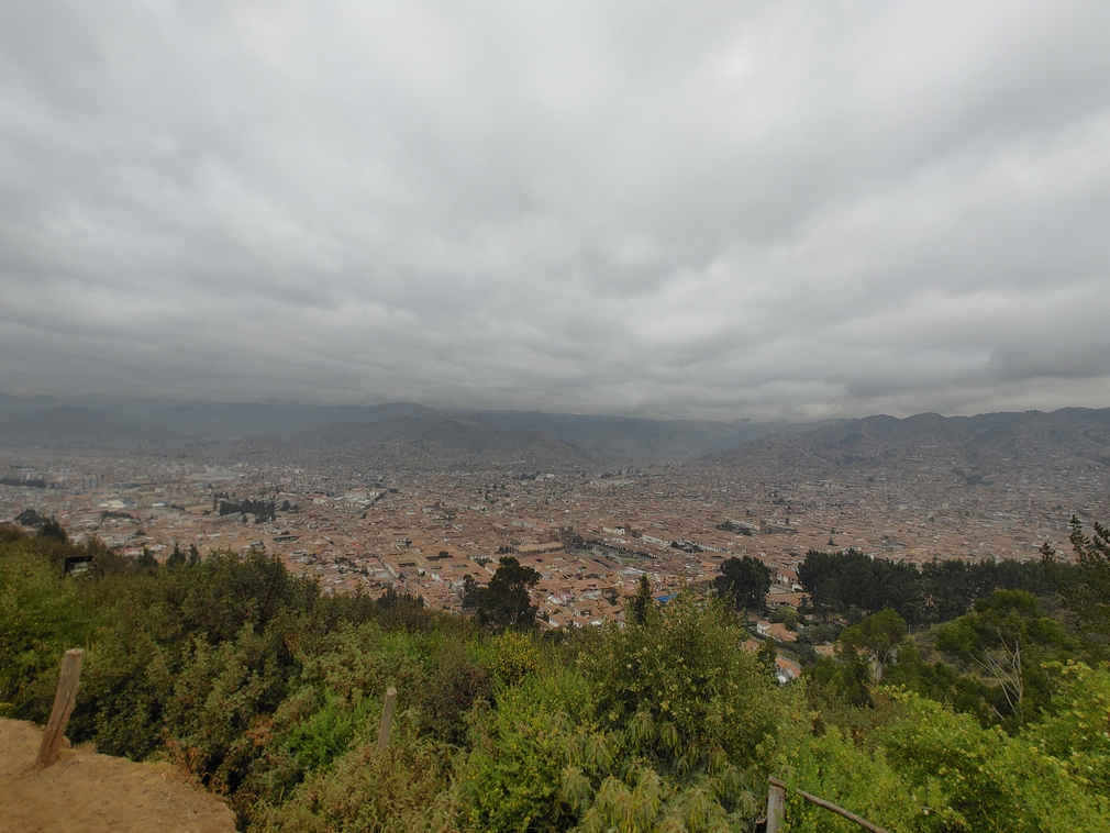 Cuzco Panorama on Cloudy Day