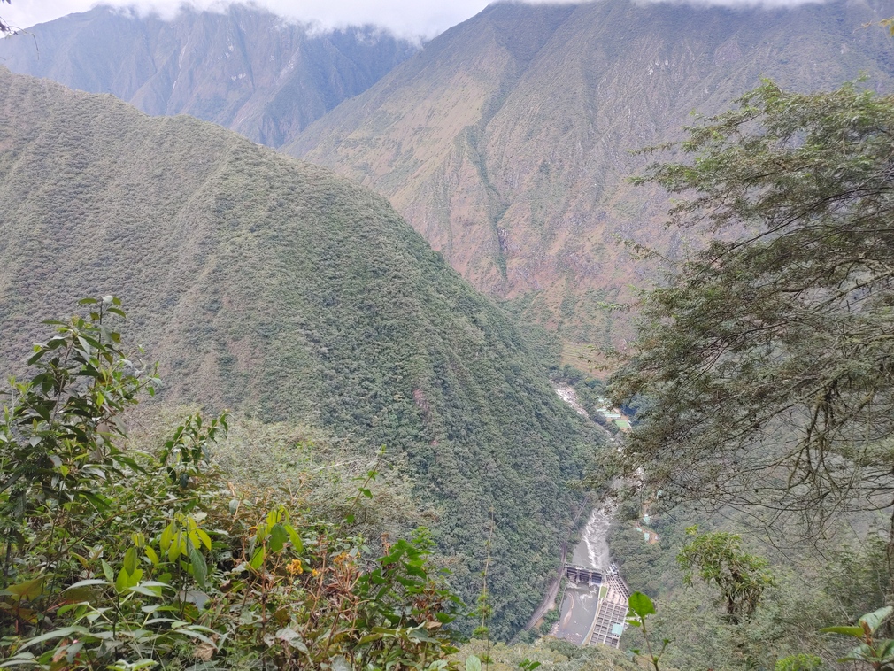 Machu Picchu Valley from Aguas Calientes