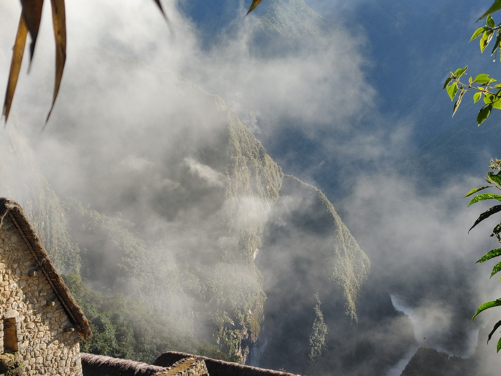 Misty Morning at Machu Picchu