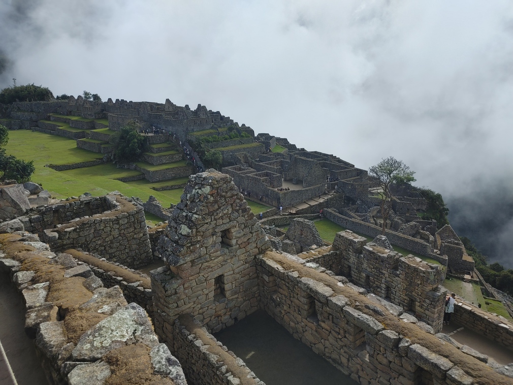 Machu Picchu Ruins in the Mist